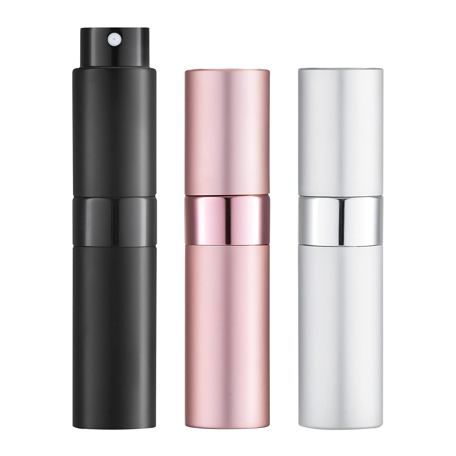 8ml rotating perfume bottle in various colors