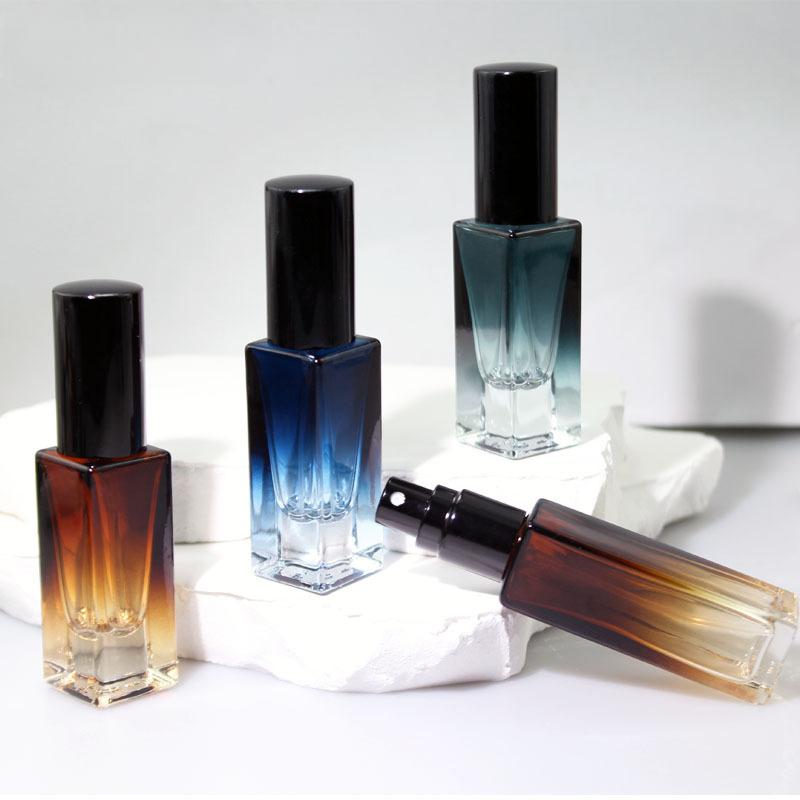 Perfume bottle 5ml 10ml Graded advanced perfume spray bottle Square perfume bottle Glass perfume sub bottle