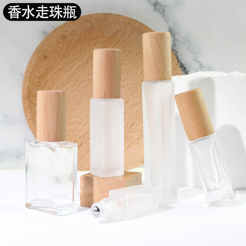 Perfume bottle 3ml5ml10ml15ml essential oil ball bottle square perfume bottle ball perfume sub bottle