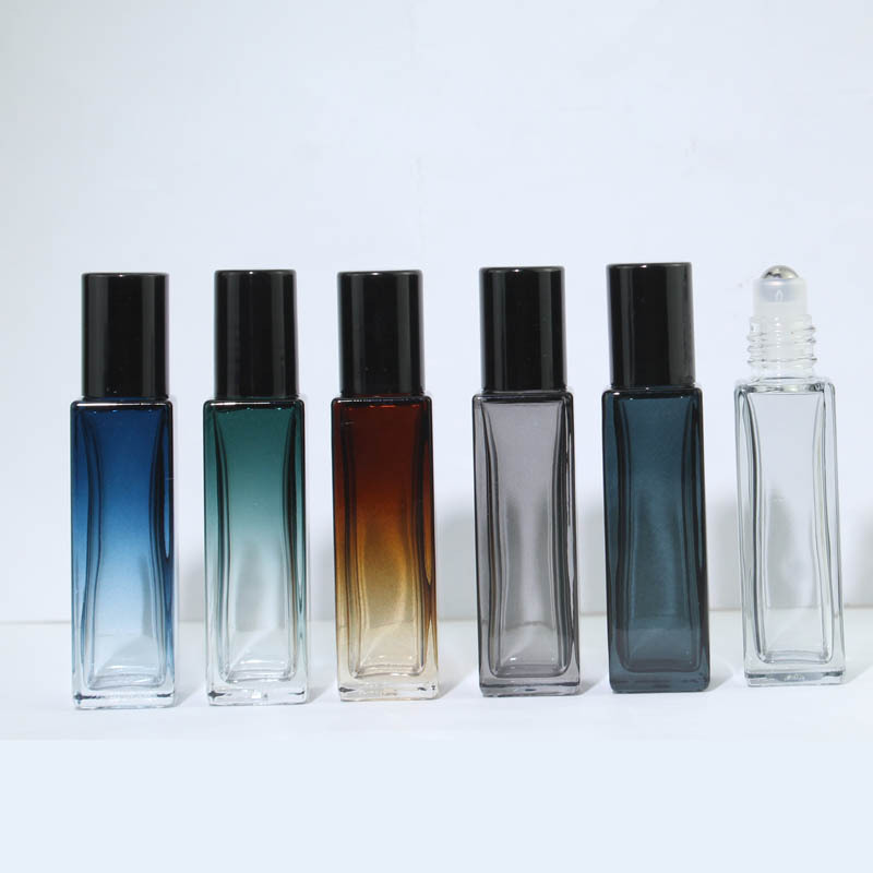 Perfume ball bottle 3-10ml square senior perfume bottle glass ball sub bottle