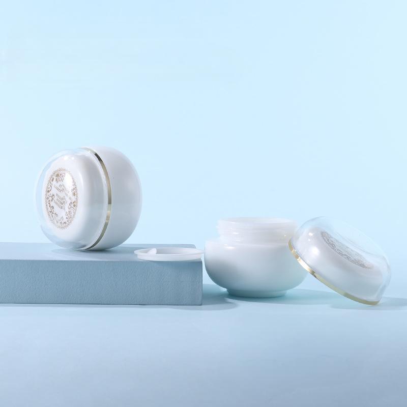 30g pearl cream cream bottle glass cream bottle white porcelain cosmetics face cream bottle