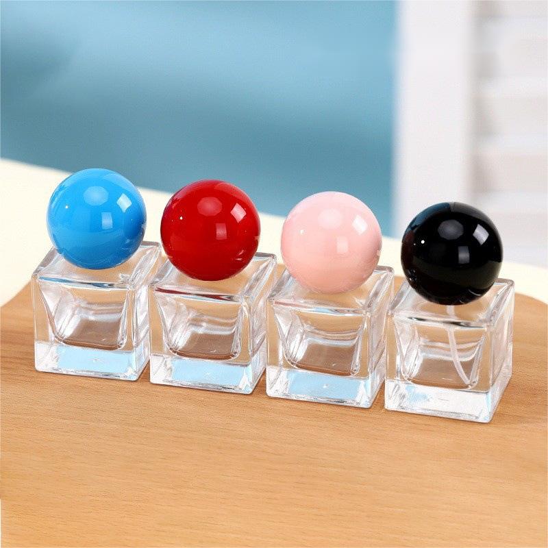 Perfume dispensing bottle 18ml sample glass empty bottle square thick bottom perfume bottle