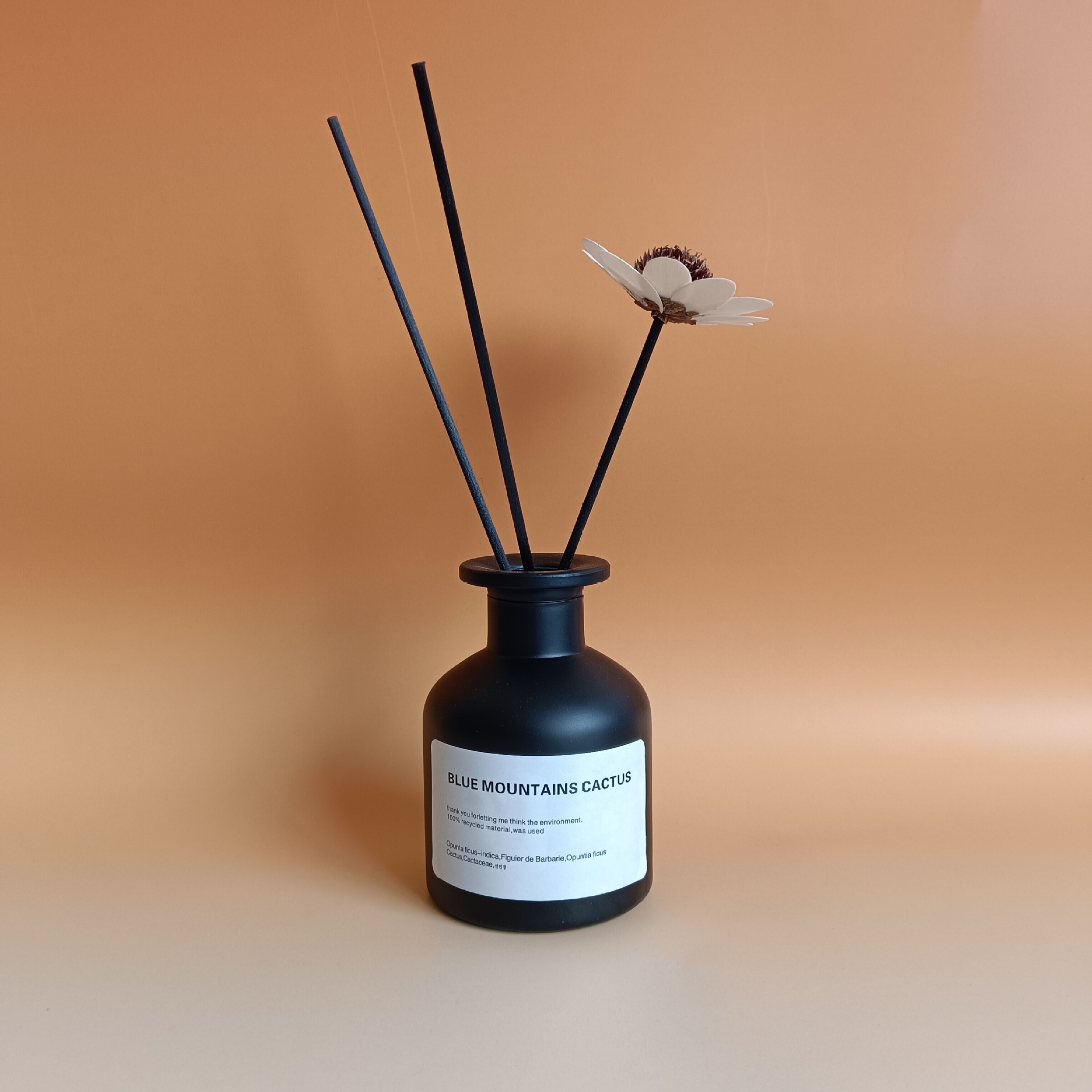 150ml matte black diffuser bottle